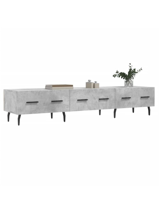 Televizoriaus spintelė, betono pilka, 150x36x30cm, mediena
