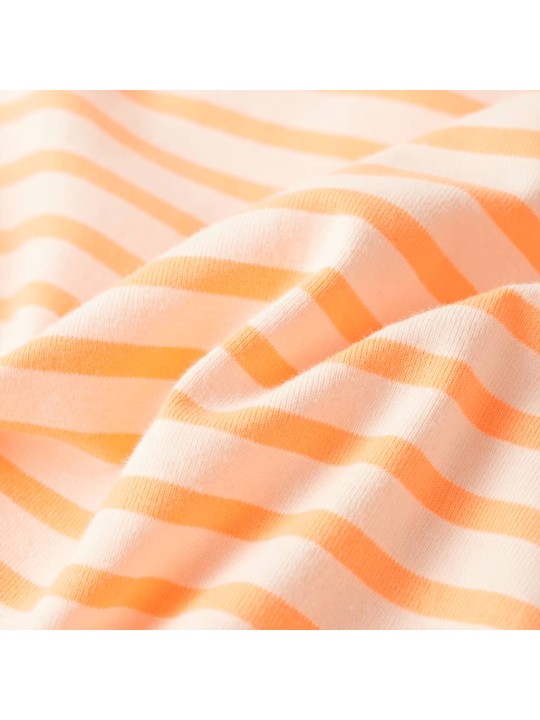 Tiesus vaikiškas sijonas su dryžiais, oranžinis, 116 dydžio