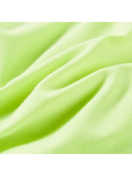 Vaikiški marškinėliai, fluorescencinės geltonos spalvos, 116 dydžio