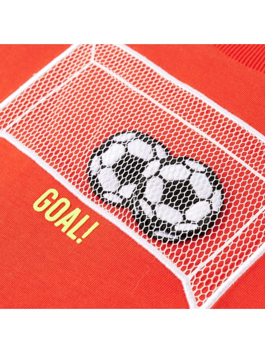 Vaikiški marškinėliai ilgomis rankovėmis, oranžiniai, 104 dydžio