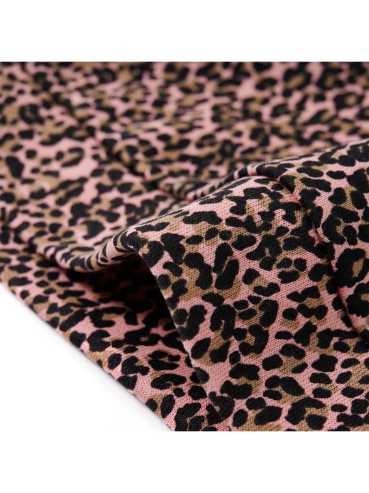 Vaikiškas sportinis megztinis, rožinis, leopardo rašto, 92 dydžio