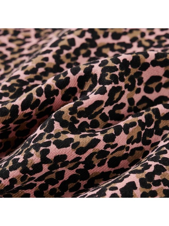 Vaikiškas sportinis megztinis, rožinis, leopardo rašto, 92 dydžio