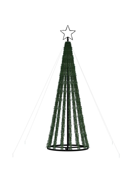 Šviečianti Kalėdų eglutė, 180cm, 275 šaltos LED, kūgio formos