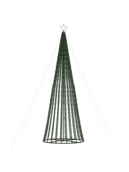 Šviečianti Kalėdų eglutė, 300cm, 688 šiltos LED, kūgio formos