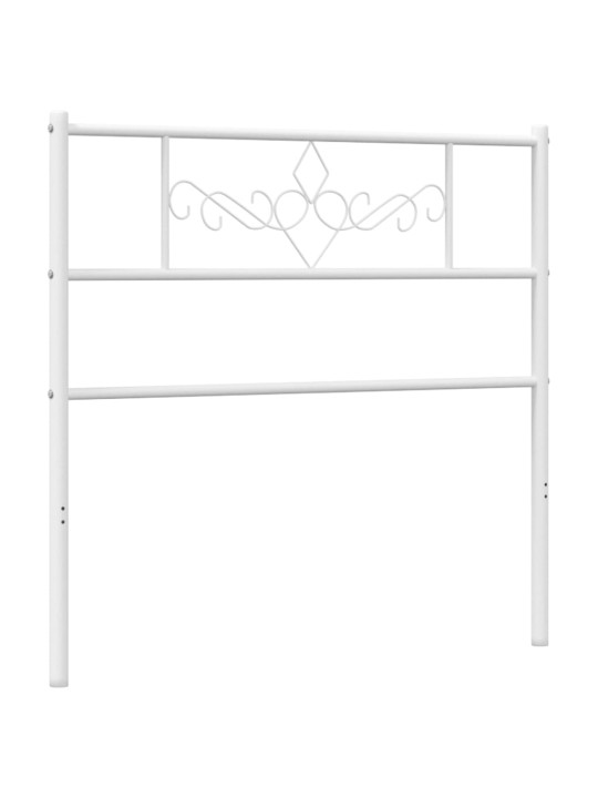 Metalinis galvūgalis, baltos spalvos, 90cm