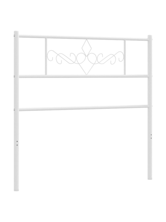 Metalinis galvūgalis, baltos spalvos, 90cm