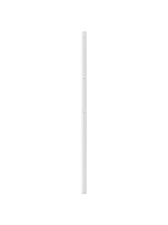 Metalinis galvūgalis, baltos spalvos, 90cm