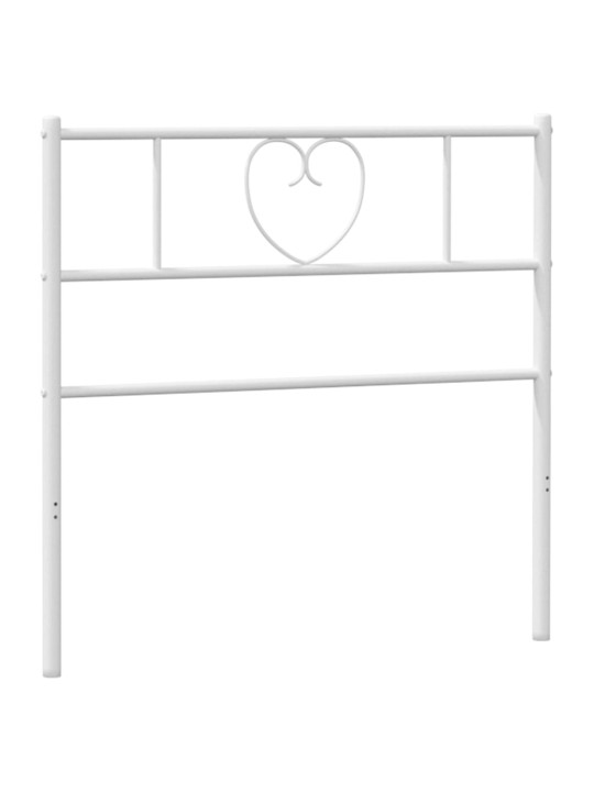 Metalinis galvūgalis, baltos spalvos, 100cm