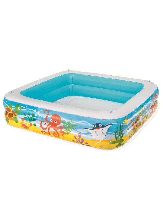 Bestway Žaidimų baseinas su stogeliu, mėlynas, 140x140x114cm, 52192