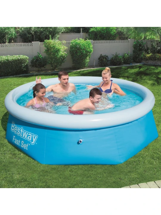 Bestway Fast Set Pripučiamas baseinas, 244x66cm, apskritas, 57265