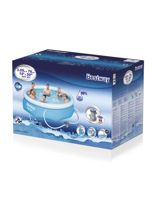 Bestway Baseino rinkinys Fast Set, 305x76cm, 57270