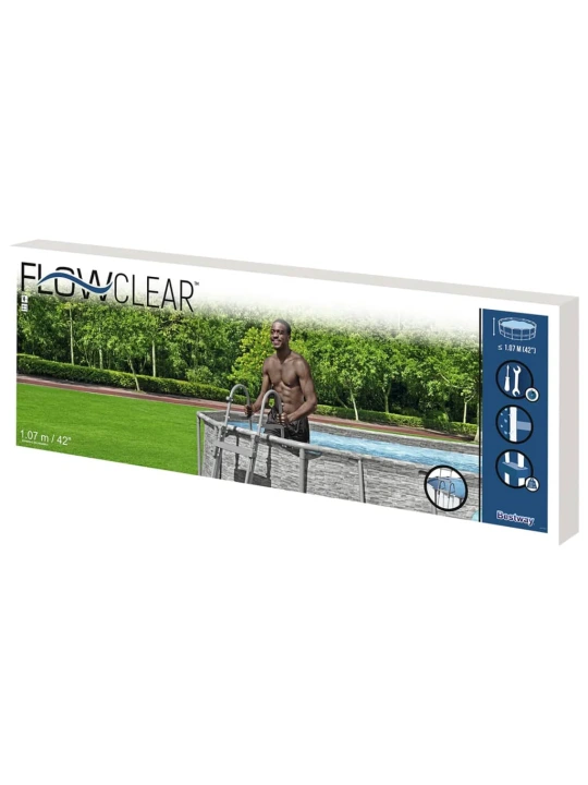 Bestway Flowclear Baseino kopetėlės, 107cm, 4 laipteliai