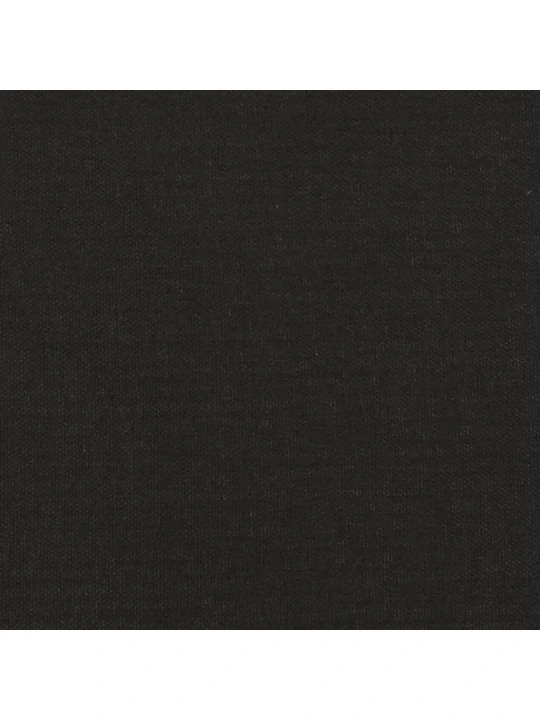 Dvivietė sofa su pagalvėlėmis, juodos spalvos, 120cm, audinys