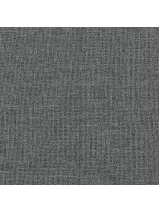 Dvivietė sofa su pagalvėlėmis, tamsiai pilka, 140cm, audinys