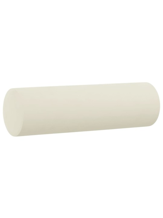 Dvivietė sofa su pagalvėlėmis, kreminės spalvos, 120cm, aksomas
