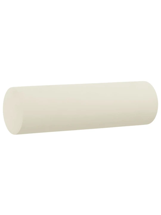 Dvivietė sofa su pagalvėlėmis, kreminės spalvos, 140cm, aksomas
