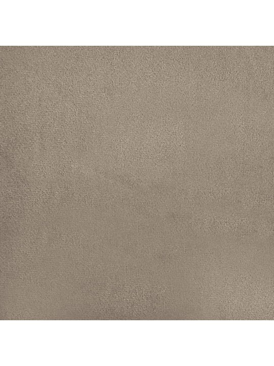 Dvivietė sofa su pagalvėmis, taupe, 140cm, mikropluošto audinys