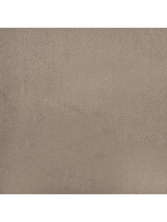 Trivietė sofa su pagalvėmis, taupe, 180cm, mikropluošto audinys