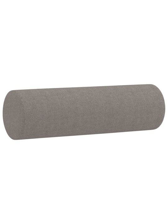 Sofos komplektas su pagalvėmis, 2 dalių, taupe, audinys