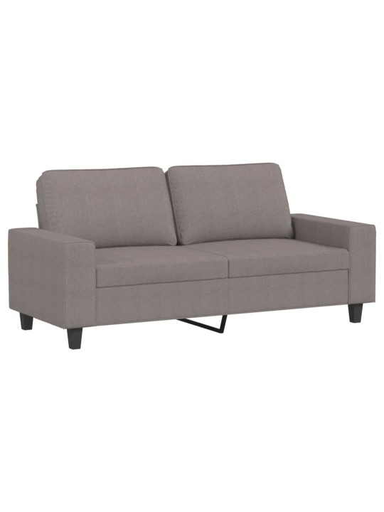 Sofos komplektas, 2 dalių, taupe spalvos, audinys