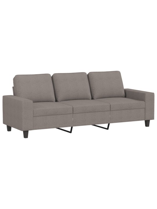 Sofos komplektas, 2 dalių, taupe spalvos, audinys