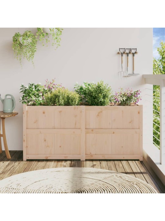 Sodo lovelis, 150x50x70cm, pušies medienos masyvas