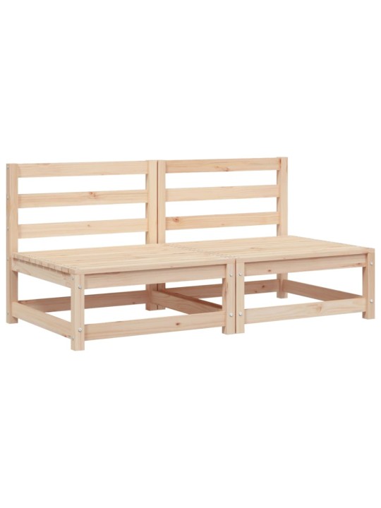 Sodo sofos dalys, 2vnt., 70x70x67cm, pušis, be porankių
