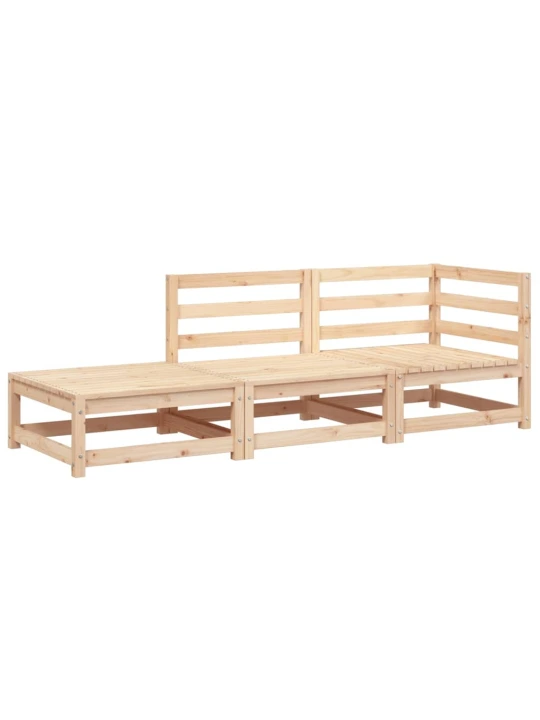 Dvivietė sodo sofa su pakoja, pušies medienos masyvas