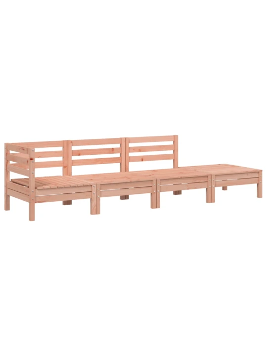 Keturvietė sodo sofa, douglas eglės medienos masyvas