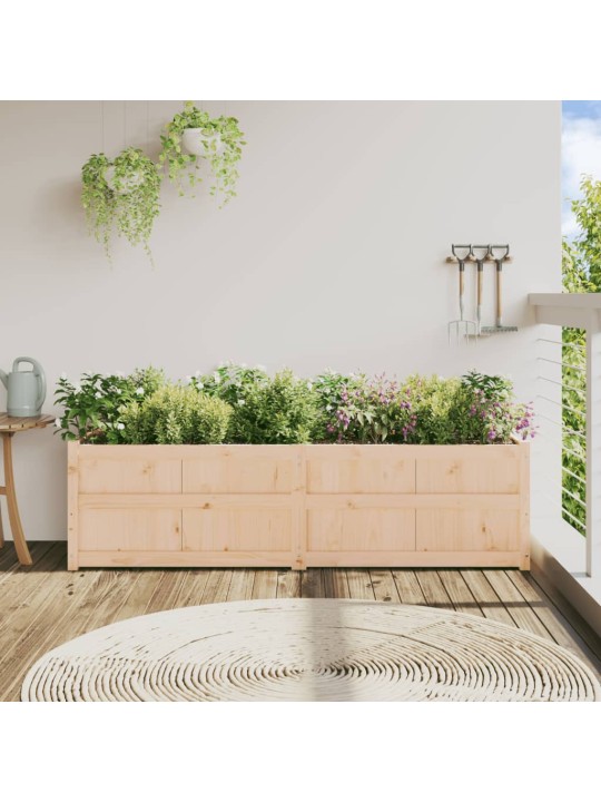 Sodo lovelis, 180x50x50cm, pušies medienos masyvas
