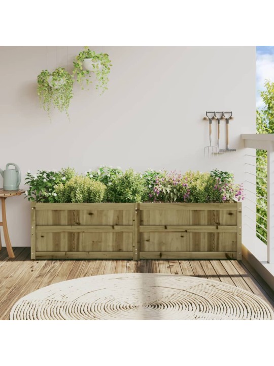 Sodo lovelis, 180x50x50cm, impregnuota pušies mediena
