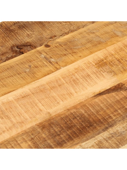 Stalviršis, 120x50x3,8cm, neapdorotas mango masyvas, ovalus