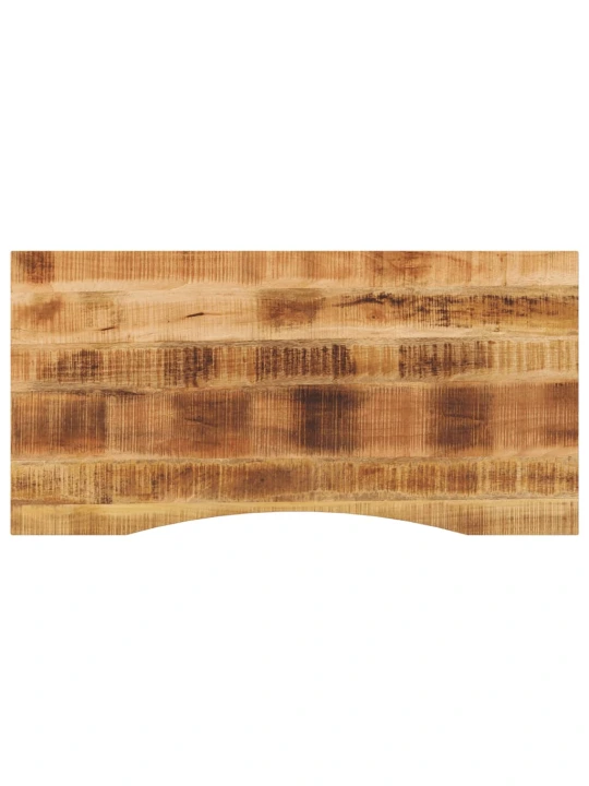 Rašomojo stalo stalviršis su linkiu, 120x50x2,5 cm, mango