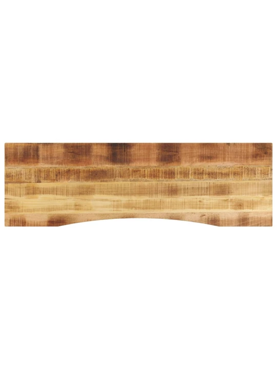 Rašomojo stalo stalviršis su linkiu, 160x50x2,5 cm, mango