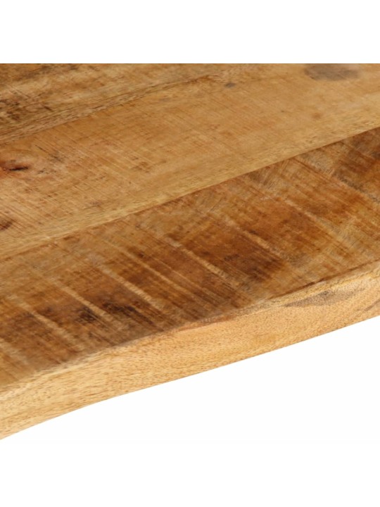 Stalviršis, 140x60x2,5cm, mango masyvas, su gyvu kraštu