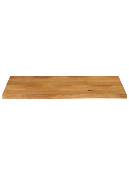 Stalviršis, 120x60x2,5cm, mango masyvas, su gyvu kraštu