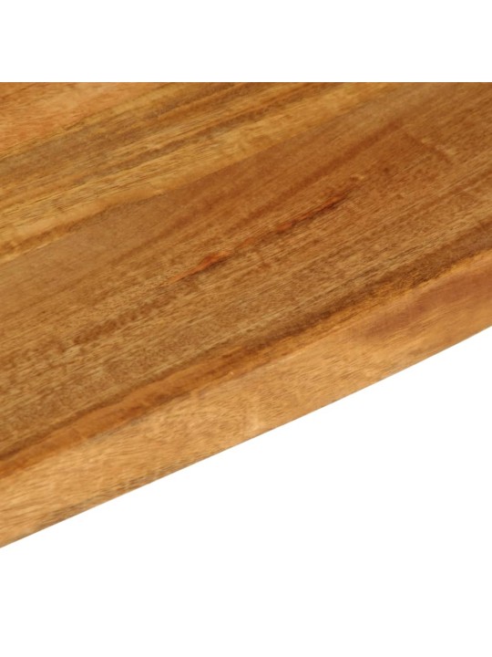 Stalviršis, 120x60x2,5cm, mango masyvas, su gyvu kraštu