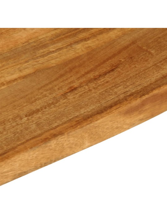 Stalviršis, 140x60x2,5cm, mango masyvas, su gyvu kraštu