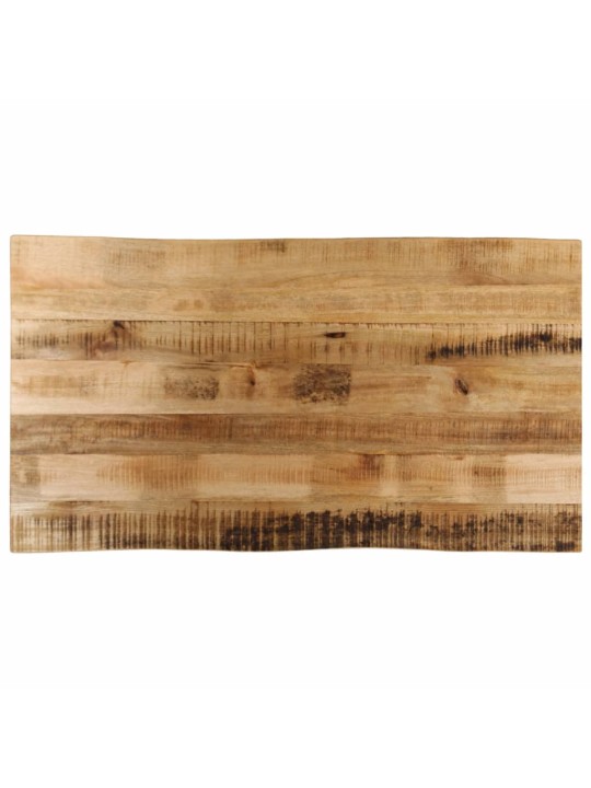 Stalviršis, 110x60x2,5cm, mango masyvas, su gyvu kraštu