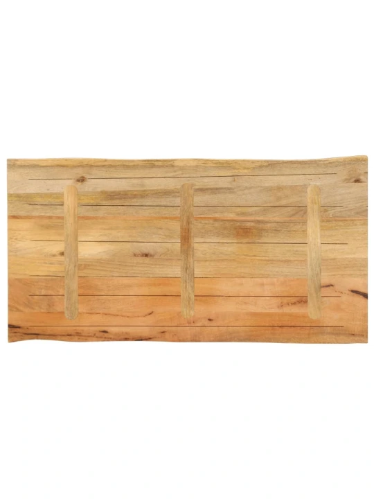 Stalviršis, 120x60x2,5cm, mango masyvas, su gyvu kraštu