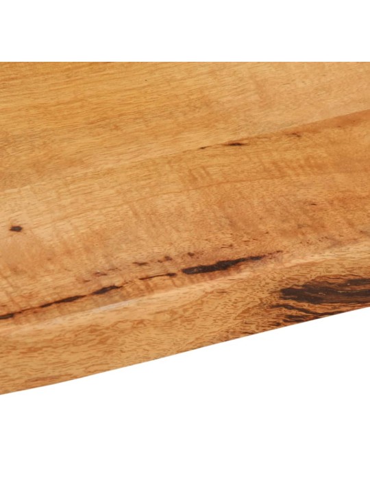 Stalviršis, 120x60x2,5cm, mango masyvas, su gyvu kraštu