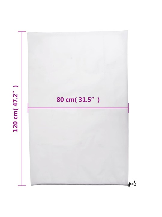 Uždangalai augalams su virvutėmis, 8vnt., 0,8x1,2m, 70g/m²