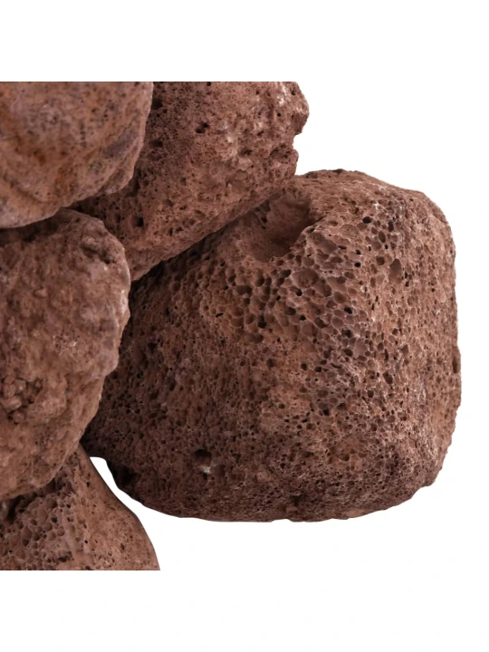 Vulkaninės uolienos, raudonos spalvos, 25 kg, 10-30 cm