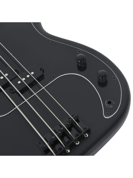 Elektrinė bosinė gitara pradedantiesiems, juoda, 4/4 46"