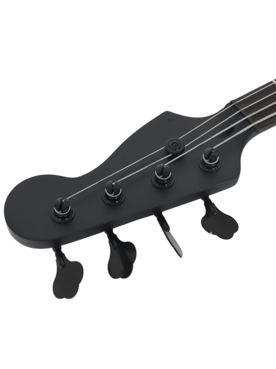 Elektrinė bosinė gitara pradedantiesiems, juoda, 4/4 46"