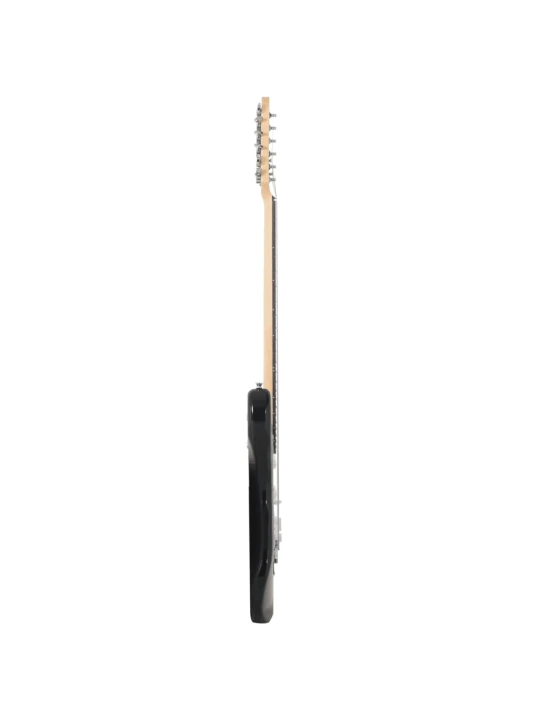 Elektrinė gitara pradedantiesiems su dėklu, ruda/balta, 4/4 39"