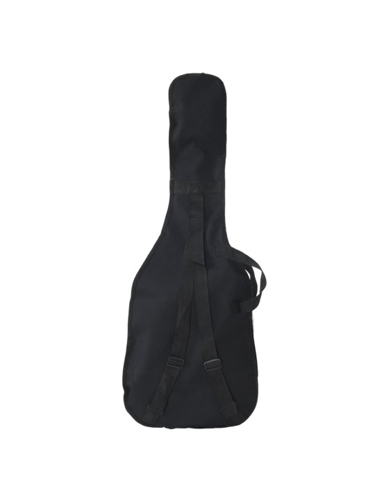 Elektrinė gitara pradedantiesiems su dėklu, ruda/balta, 4/4 39"
