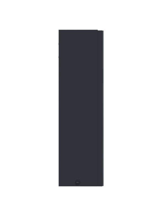 Veidrodinė vonios kambario spintelė su LED, pilka, 60x13x52cm