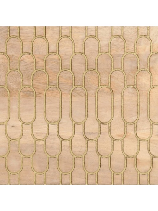 Kavos staliukas, 80x50x40cm, mango medienos masyvas