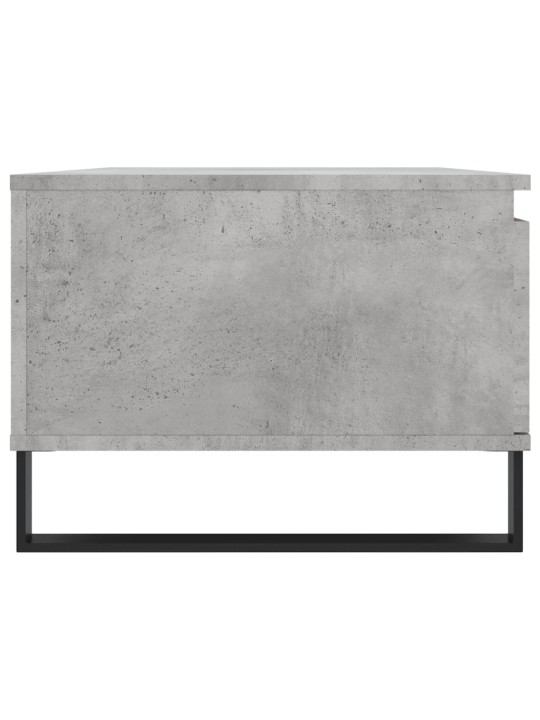 Kavos staliukas, betono pilkas, 90x50x36,5cm, apdirbta mediena